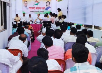 अजित पवारांचा दौरा यशस्वी करण्यासाठी जिल्ह्याची जोरदार तयारी ; जिल्हाध्यक्ष दिपक साळुंखे यांनी केल्या बैठकीत या सूचना