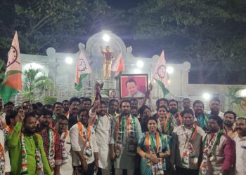 सोलापुरात अजित पवार गटाचा जल्लोष ; संविधानाने अजित पवारांना न्याय दिला