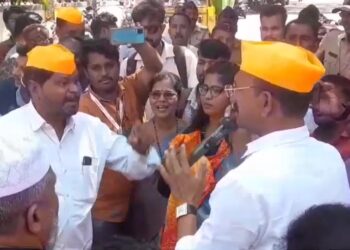 आ. प्रणिती शिंदेंचा गैरसमज ; मराठा समाज बांधवांचा त्यांचा निवासस्थानासमोर प्रचंड गोंधळ