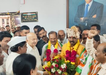 युवराज जाधव काँग्रेसच्या भटक्या विमुक्त जाती विभागाचे पश्चिम महाराष्ट्र युवक अध्यक्ष