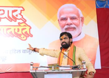 भारतमातेशी गद्दारी करणे हे काँग्रेसच्या रक्तातच ; भाजप उमेदवार राम सातपुते यांचा गंभीर आरोप