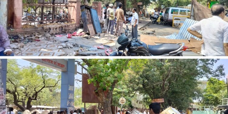 सोलापूरच्या उपोषण गेटने घेतला मोकळा श्वास मात्र अनेक कुटुंबांच्या उदरनिर्वाहाला बसला फास