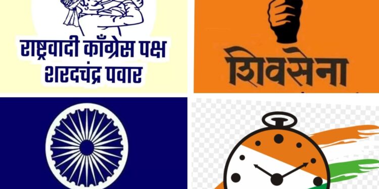 सोलापुरात तुतारी वाजली, मशाल पेटेना ; घड्याळ भाजप पासून अजून दूरच ; भाजपला रिपाइं ‘आठवले’च नाही