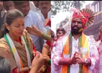 सोलापुरात पॉलिटिकल रंगपंचमी ! ताई -भाऊंनी खेळले असे रंग ;  विजयाचा रंग सुद्धा ठरला