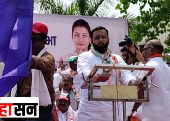 ब्रेकिंग : भगीरथ भालके काँग्रेसच्या स्टेजवर ; प्रणिती शिंदे यांना पाठिंबा