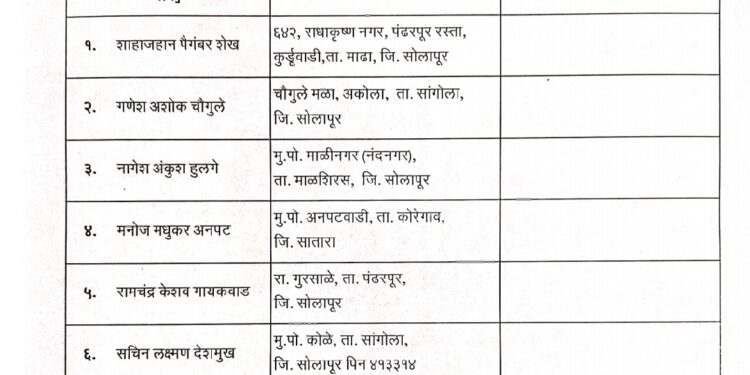 माढा लोकसभेच्या निवडणुकीतून सहा जणांची माघार ; कोण आहे ते सहा उमेदवार ; 32 उमेदवार निवडणूक रिंगणात