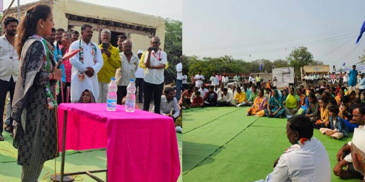 प्रणिती शिंदेंच्या उत्तर सोलापूर दौऱ्याला उत्साहात सुरुवात ; माने, साठे, हसापुरे, वानकर, पाटील सोबतीला