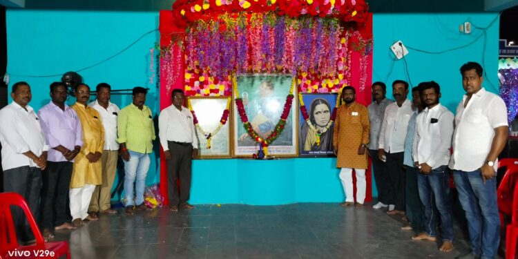 हगलूरच्या आंबेडकर जयंती मिरवणुकीत महिलांच्या लेझीमने वेधले लक्ष ; भव्य मिरवणुकीने जयंतीची सांगता