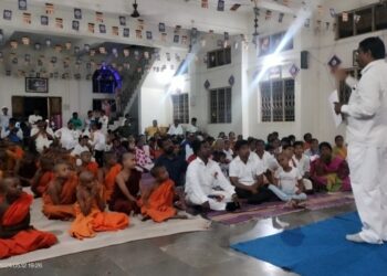 सोलापुरात बाल श्रामनेर शिबिर उत्साहात ; 32 मुलांचा सहभाग