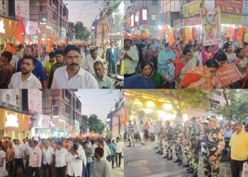 सोलापुरात भव्य हिंदू जन आक्रोश मोर्चा ; नेहा हिरेमठ हत्येचा निषेध ; पहा व्हिडिओ