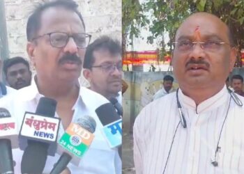 दिलीप माने यांनी कुमठ्यात तर सुरेश हसापुरे यांनी निंबर्गीत केले मतदान ; म्हणाले, मोदींचा प्रभाव फिक्का पडला