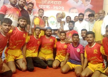 अजितदादा चषक कबड्डी स्पर्धेत क्रीडा प्रेमींनी अनुभवला थरार ; कुणी जिंकला कप? इच्छा भगवंताची स्पोर्ट्स क्लबचे उत्कृष्ट आयोजन