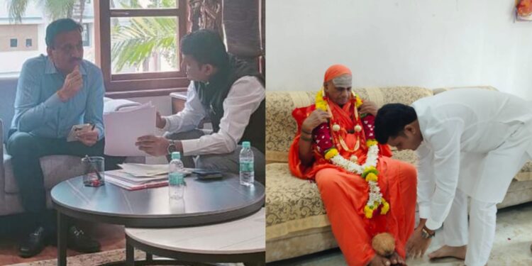 संतोष पवार यांची महायुतीकडून उमेदवारी जोरदार मोर्चेबांधणी ; दक्षिणचा ‘मार्ग ‘ सापडला