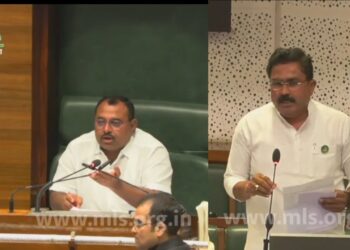 विधानसभा अध्यक्षांच्या खुर्चीवर समाधान आवताडे ; खालून आमदार यशवंत माने यांनी मांडला महत्त्वाचा विषय