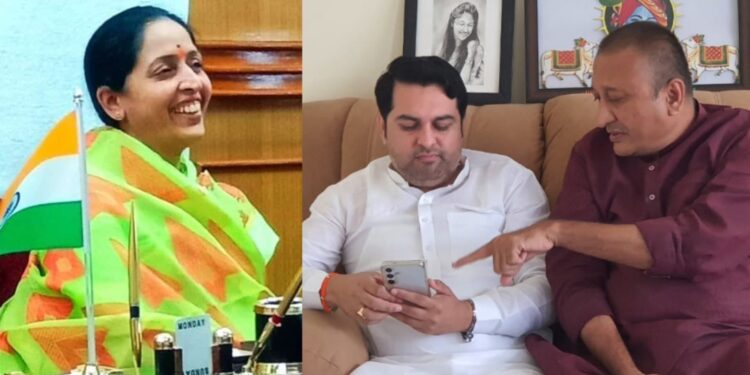 शोभा बनशेट्टी यांच्या उमेदवारीची जोरदार चर्चा ; भाजप प्रदेशच्या मोठ्या नेत्याची निवासस्थानी सदिच्छा भेट