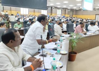 डीपीसी बैठकीत प्रचंड गदारोळ, आमदार यशवंत माने यांच्या मदतीला धावून आले किसन भाऊ