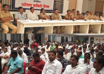 सोलापूरच्या गणेशोत्सवात राजकीय मॅसेज, आक्षेपार्ह देखावे नको ! पोलीस प्रशासनाच्या बैठकीत महापालिकेच्या सर्वाधिक तक्रारी