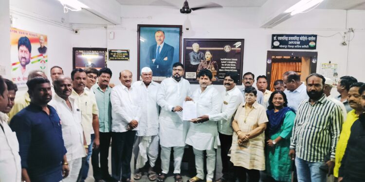 शहर उत्तर मधून सुशील बंदपट्टे यांनी काँग्रेसकडे मागितली उमेदवारी ; भाजपवर या शब्दात टीका