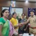 पोलीस अधीक्षक अतुल कुलकर्णी यांना बांधली राखी ; राष्ट्रवादी महिला आघाडीने केले असे स्वागत