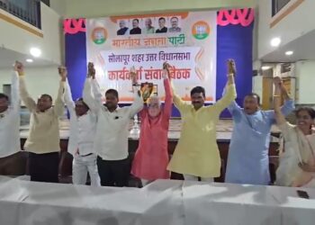 ‘शहर उत्तर’मध्ये भाकरी फिरवा ; विकासाचे व्हिजन नसलेले नेतृत्व आता नको ; विजयकुमार देशमुखांना मिलिंद थोबडे यांचा विरोध