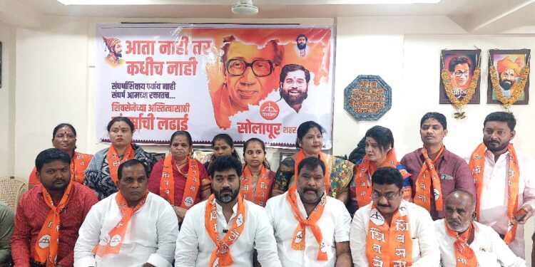 भाजपच्या सोलापूर जिल्ह्यातील पाच जागा पाडणार ; शिंदे गटाच्या शिवसेनेचा निर्धार