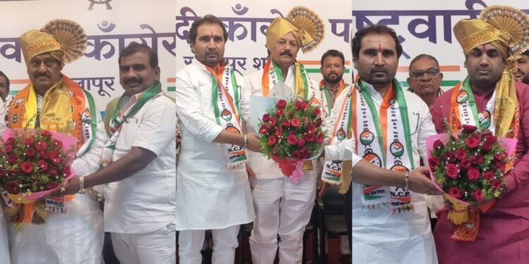 सोलापुरात दादांच्या राष्ट्रवादीने भाजपकडे केली ही मागणी ; एनसीपी भवनात भाजप उमेदवारांचा सत्कार
