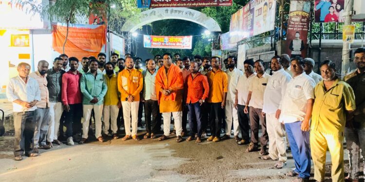 ‘शहर मध्य’मध्ये भाजपच्या देवेंद्र कोठेंना मिळाली ‘संभाजी आरमार’ची ताकद