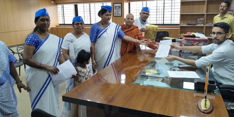 सोलापुरात ऑल इंडिया समता सैनिक दलाचे निवेदन ; या आहेत महत्त्वाच्या मागण्या