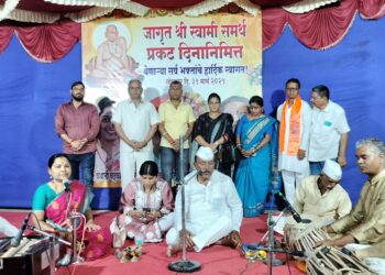 स्वामी समर्थ प्रकट दिनानिमित्त समर्थ नगरात भक्तांना कार्यक्रमांची मेजवानी