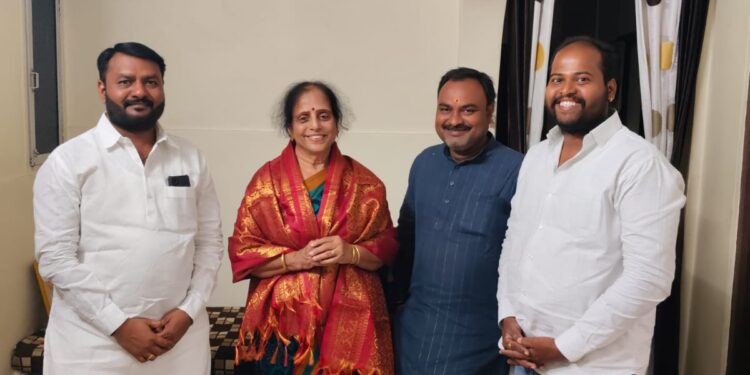 शहर मध्य विधानसभा मतदारसंघात भाजपचा गाव वस्ती संपर्क अभियान जोरात