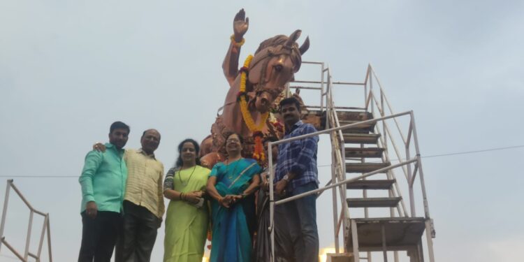 महात्मा बसवेश्वरांच्या पुतळ्याच्या प्रलंबित कामांसाठी पालकमंत्र्याकडे पाठपुरावा करणार – रोहिणी तडवळकर