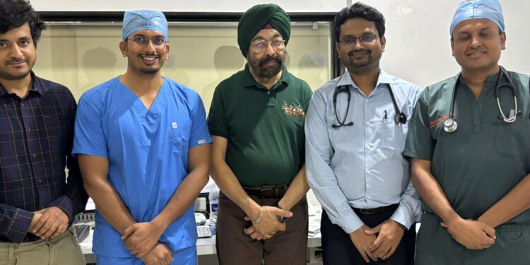 ‘ए आय’चा वापर करून एसीएस हॉस्पिटलमध्ये हृदय शस्त्रक्रिया यशस्वी ; सोलापूरच्या वैद्यकीय क्षेत्राच्या शिरपेचात मानाचा तुरा