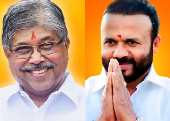 राजकीय गणेशोत्सव ! पालकमंत्री गेले दिलीप मालकांकडे अन् सुभाष बापूंनी बोलावले चंद्रकांतदादांना