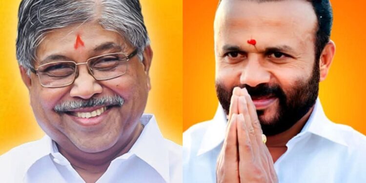 राजकीय गणेशोत्सव ! पालकमंत्री गेले दिलीप मालकांकडे अन् सुभाष बापूंनी बोलावले चंद्रकांतदादांना