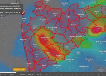 ब्रेकिंग : सोलापुरात पुढील दोन दिवस रेड अलर्ट ; मुसळधार पावसाचा अंदाज