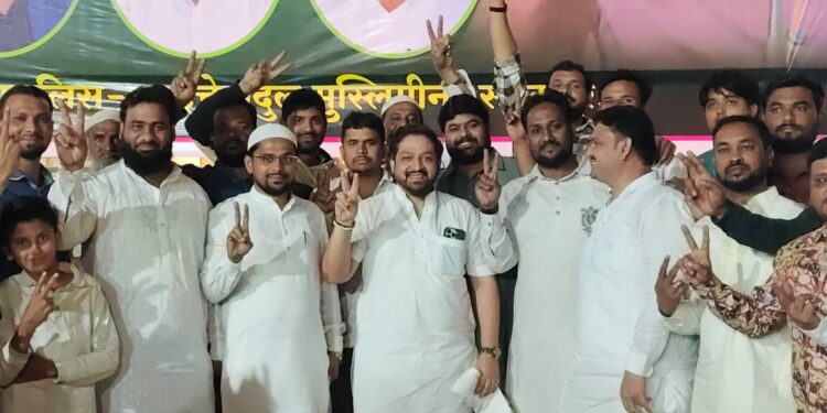 अय्यो ! काँग्रेस एवढ्याच एमआयएमच्या जागा विजयी ; सोलापुरात आगळावेगळा जल्लोष