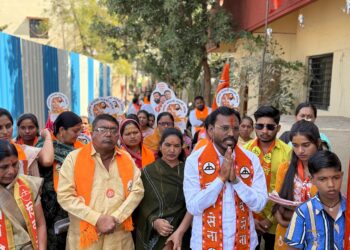 प्रभाग 25 मध्ये शिवसेनेला निवडून आणण्याचा निर्धार ; कारंडे चौगुलेंना जनतेचा प्रतिसाद