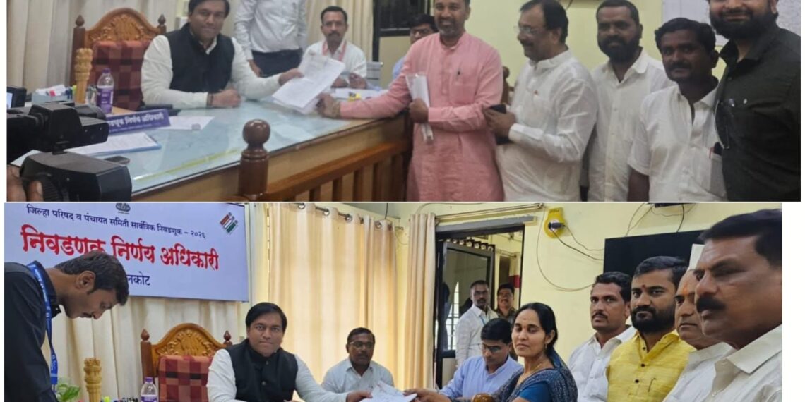 अक्कलकोट मध्ये भाजपला धक्का ! आनंद तानवडे एकनाथ शिंदे यांच्या शिवसेनेत