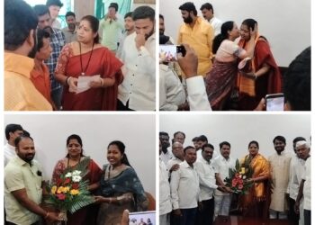 खासदार ज्योतीताईंना भेटण्यासाठी झुंबड ; शपथविधी झाल्यावर पाहिले पत्र तुमच्यासाठी असेल !
