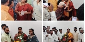 खासदार ज्योतीताईंना भेटण्यासाठी झुंबड ; शपथविधी झाल्यावर पाहिले पत्र तुमच्यासाठी असेल !