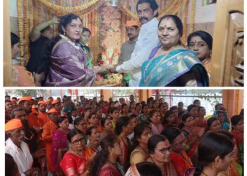 समर्थांच्या प्रकट दिनानिमित्त जुळे सोलापुरात भक्तांची मांदियाळी ; हजारो भाविकांनी घेतला महाप्रसादाचा लाभ