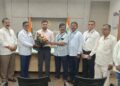कास्ट्राईब जिल्हा परिषद कर्मचारी संघटनेने केला मुख्य कार्यकारी अधिकारी कुलदिप जंगम यांचा सत्कार