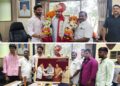 ‘ईच्छा भगवंताची’ परिवाराकडून आ.अनिकेत तटकरे यांचा सोलापुरी पद्धतीने सन्मान